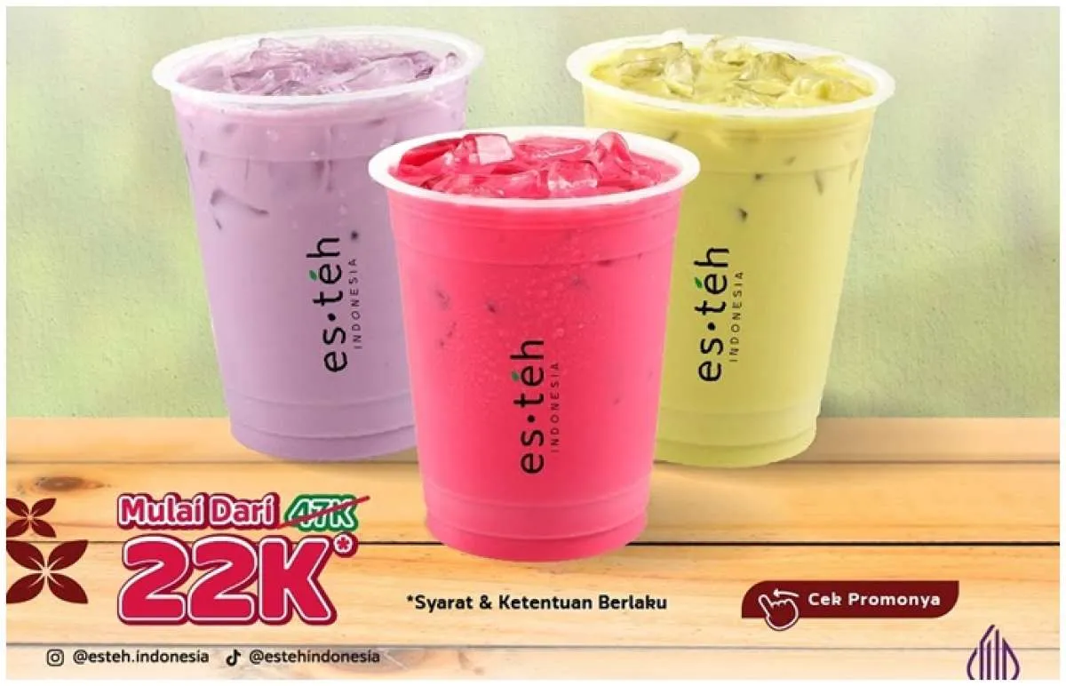 Promo Esteh Indonesia Chizu Day + UKT, Rp 35.000 Dapat 3 Cup Stok Terbatas