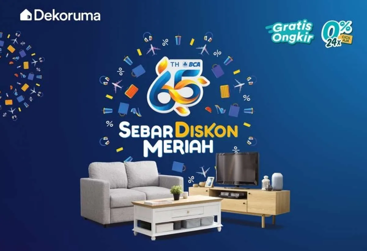Promo HUT BCA 21-27 Februari, Belanja di Dekoruma Diskon Rp 265.000