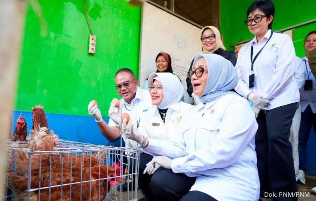 Menteri PPPA dan Kepala BPS Apresiasi Pemberdayaan PNM untuk Usaha Ekonomi Sirkular