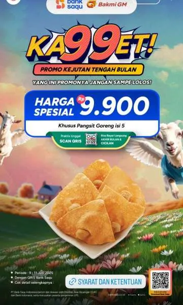 Promo KA99ET Bank Saqu dengan Bakmi GM
