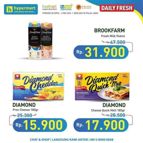 Promo Hypermart Hyper Diskon Weekday Periode 30 April-2 Mei 2024