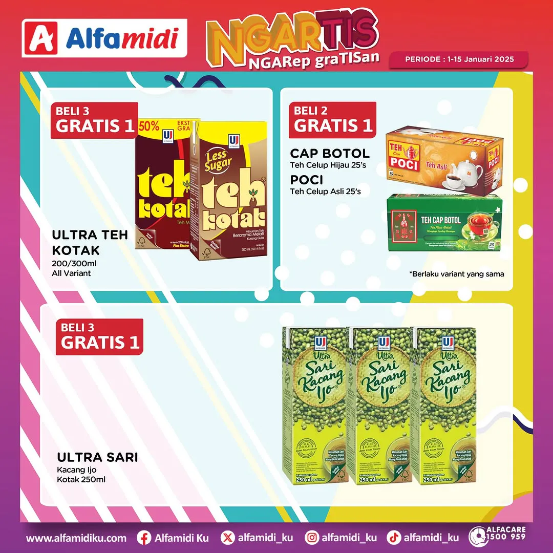 Promo Alfamidi Ngartis (Ngarep Gratisan) Periode 1-15 Januari 2025