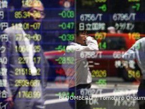 Bursa Asia melesat akibat data AS
