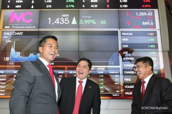Pasar modal Indonesia kalah dari negara tetangga