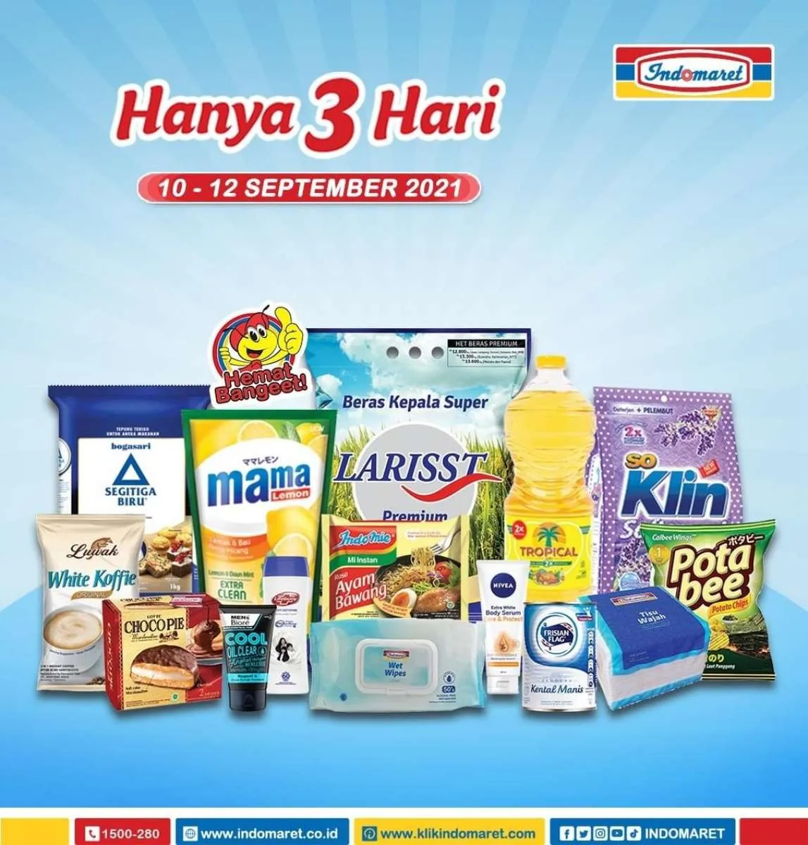 Katalog Promo Indomaret Hanya 3 Hari Periode 10-12 September 2021
