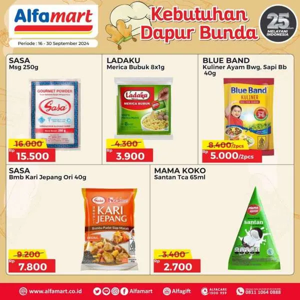 Promo Alfamart Kebutuhan Dapur Periode 16-30 September 2024