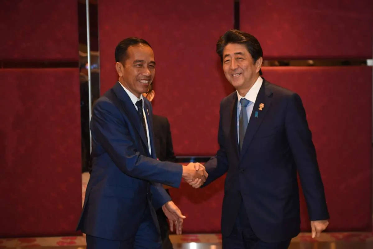 Eks PM Jepang Shinzo Abe balas ucapan Jokowi dengan bahasa Indonesia, ini katanya