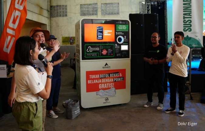 EIGER Adventure Gandeng Plasticpay Hadirkan Reverse Vending Machine di Gerai EIGER