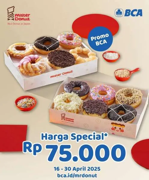 Promo Mister Donut BCA April