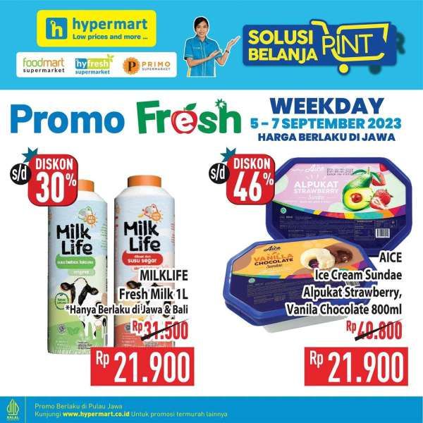 Katalog Promo Hypermart Terbaru 5-7 September 2023, Promo Hyper Diskon Weekday