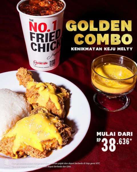 Promo KFC di Akhir Januari 2023, Golden Combo Mulai Rp 38.000