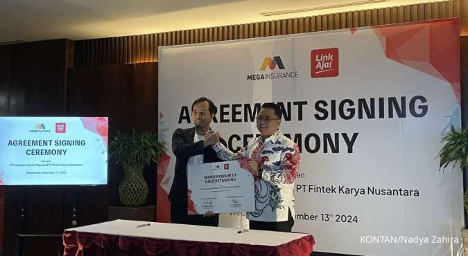 Mega Insurance Gaet LinkAja Rilis Produk Asuransi Digital, Target Premi Rp 10 Miliar