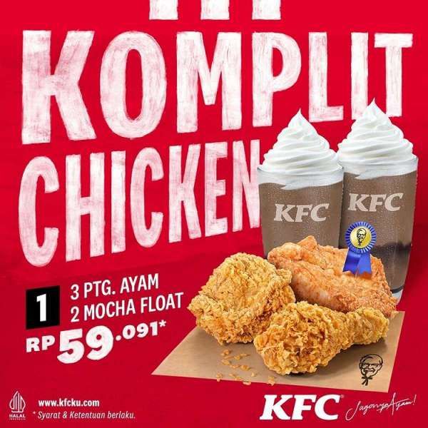Promo KFC paket komplit chicken di bulan September tahun 2022