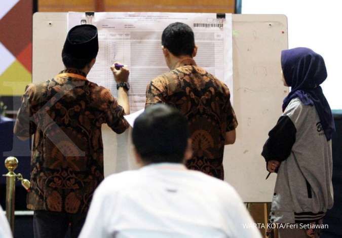 UPDATE real count pilpres KPU (10 Mei, 12.00 WIB): Jokowi 56,21%-Prabowo 43,79%