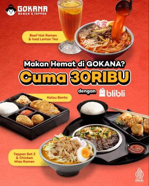 Promo Gokana Makan Hemat Pakai Blibli September 2025