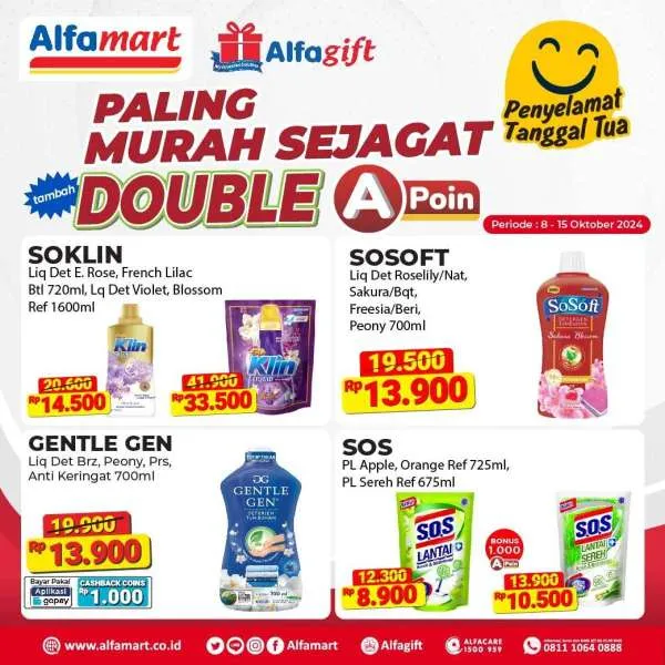 Promo Alfamart Paling Murah Sejagat Periode 8-15 Oktober 2024
