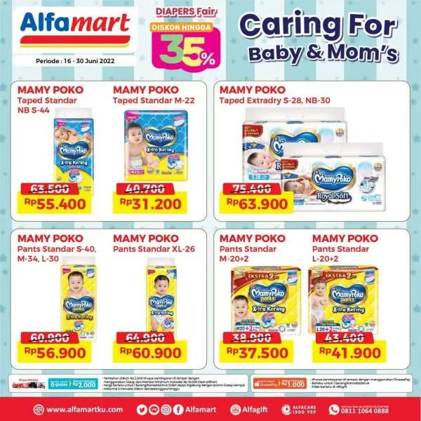Promo Alfamart Diapers Fair Periode 16-30 Juni 2022