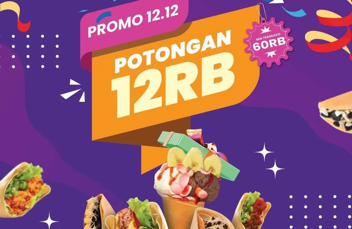 Promo 12.12 Makanan Desember 2025, Potongan Harga Rp 12.000 di Dcrepes