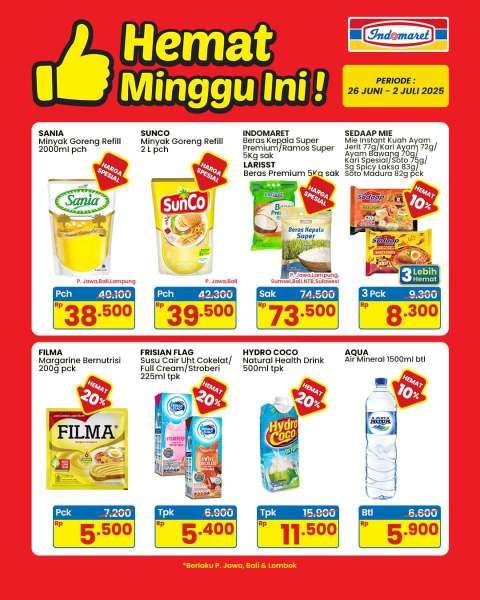 Promo Indomaret 26 Juni-2 Juli 2025 Hemat Minggu Ini