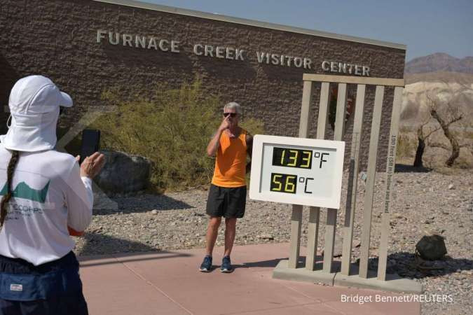 Rekor terparah gelombang panas di AS, suhu mencapai 56 derajat Celcius