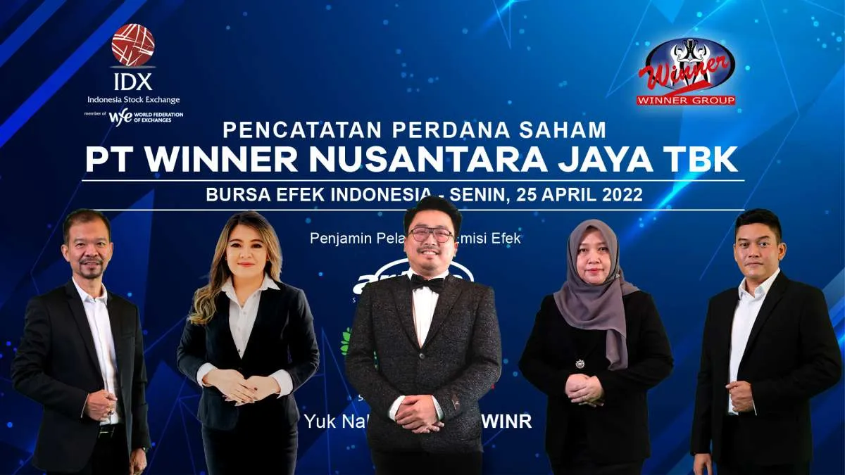 Saham Winner Nusantara (WINR) Melesat 35% di Awal Perdagangan, Simak Profil Bisnisnya