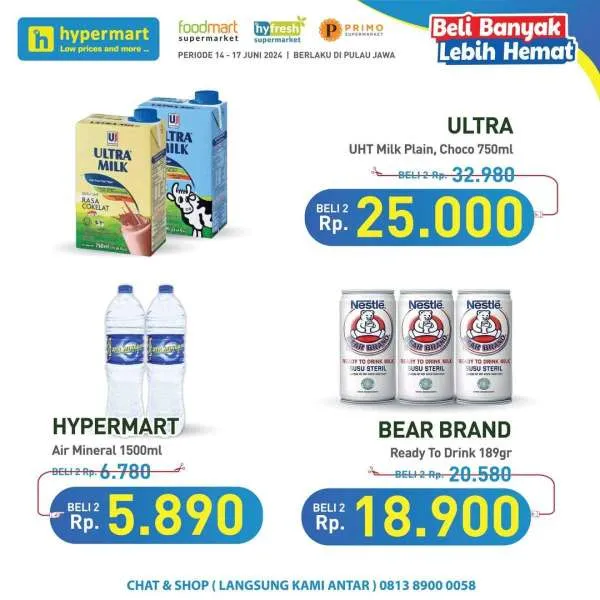 Promo Hypermart Beli Banyak Lebih Hemat Periode 14-17 Juni 2024