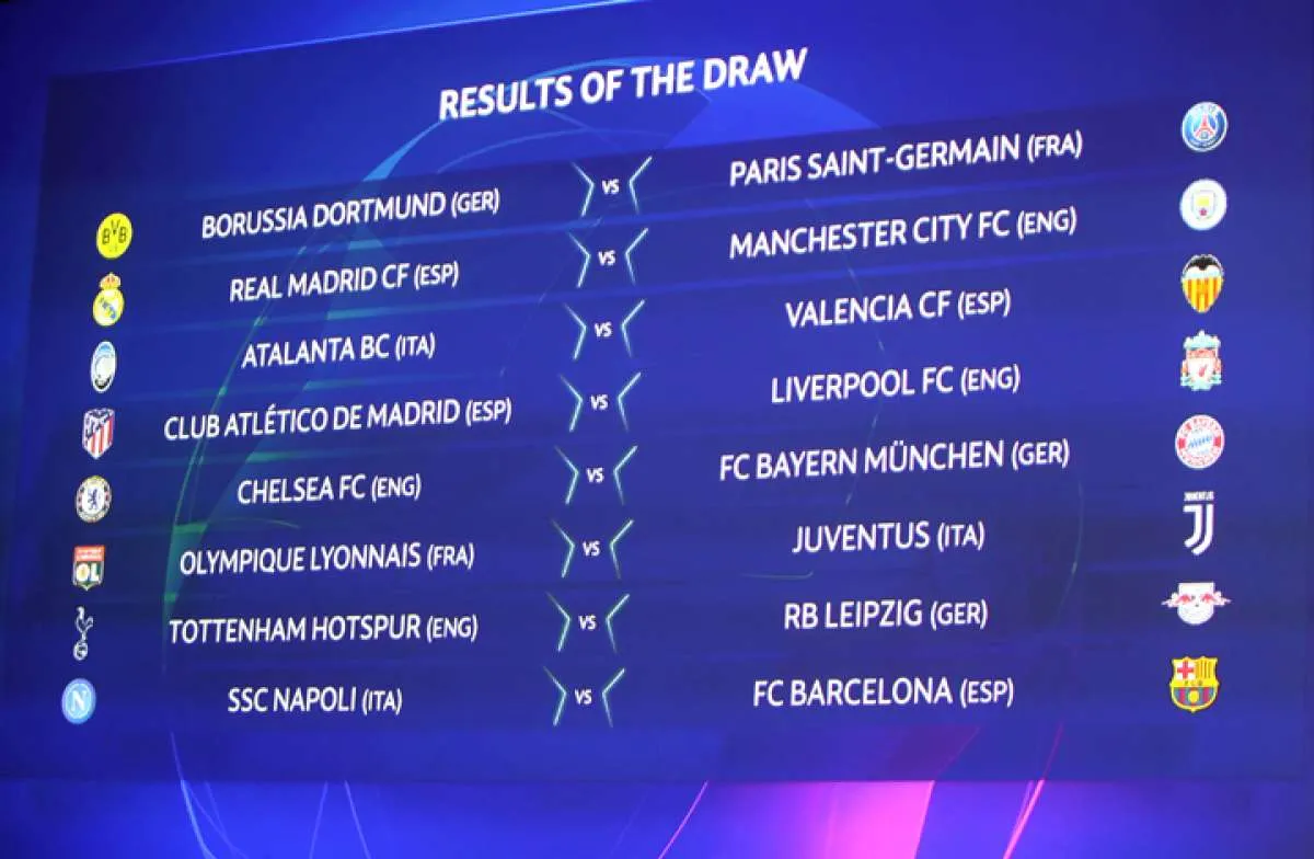 Drawing 16 besar Liga Champions: Dortmund bertemu PSG, Real Madrid lawan Man City