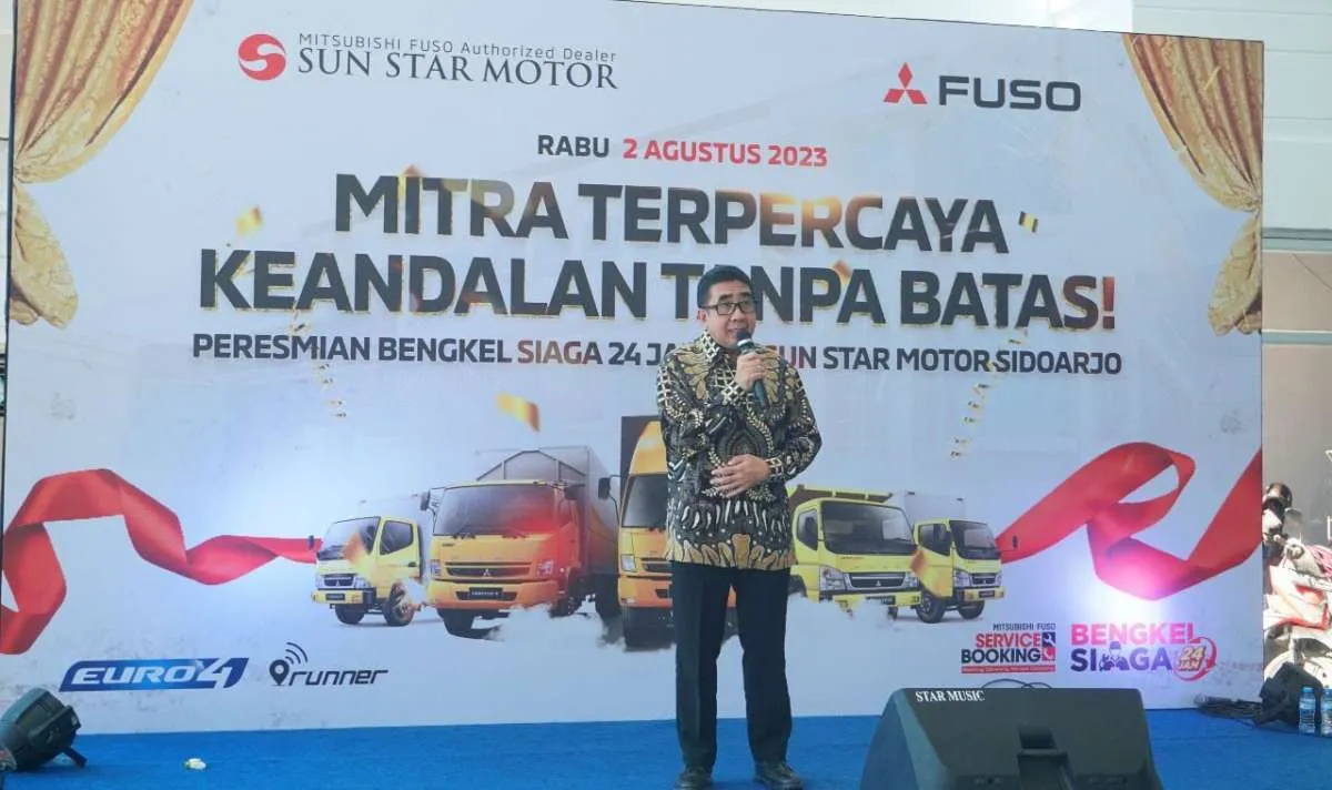 Mitsubishi Fuso Buka Bengkel Siaga 24 Jam di Sidoarjo, Perkuat Layanan Purna Jual 