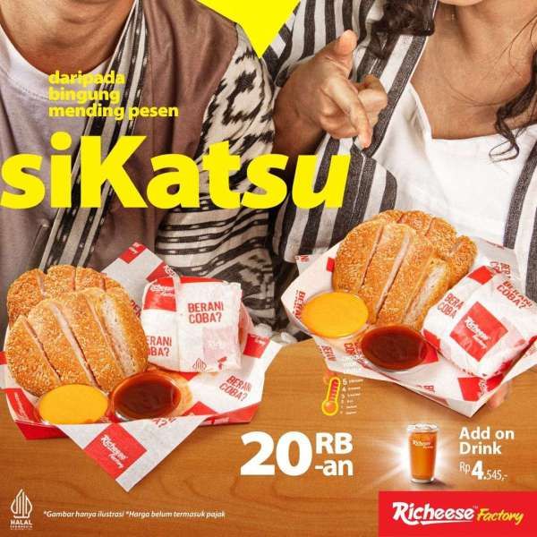 Promo Richeese Factory Combo Chicken Katsu