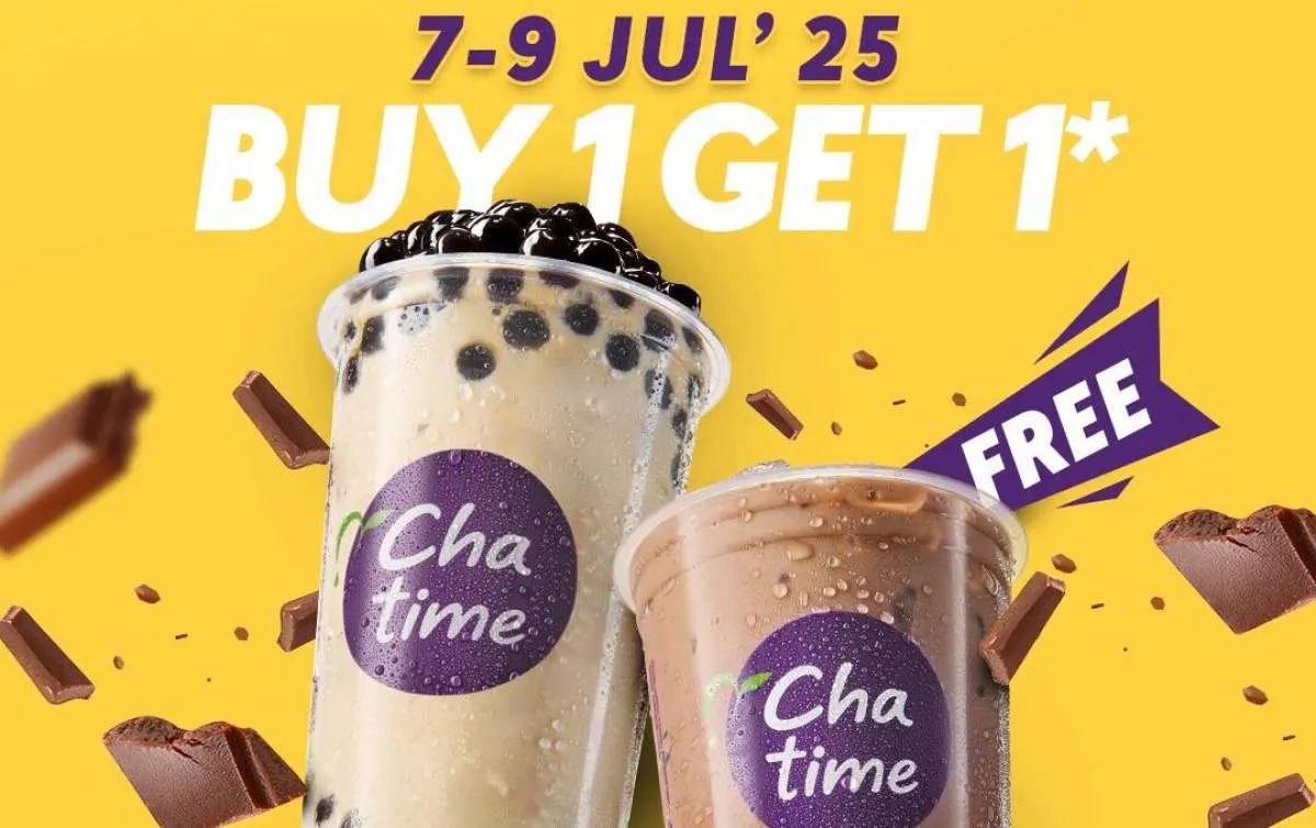Chatime Traktir Cokelat! Promo Chatime Hari Cokelat Sedunia 7-9 Juli, Buy 1 Get 1