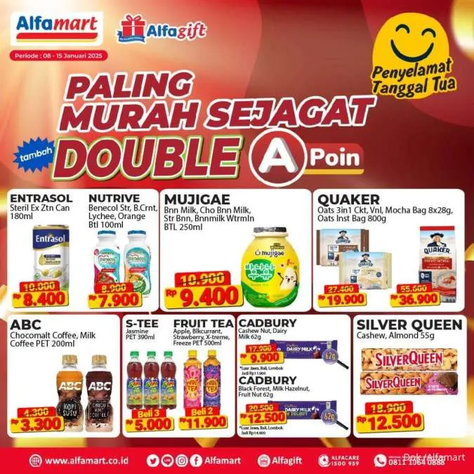 Promo Alfamart Paling Murah Sejagat Periode 8-15 Januari 2025