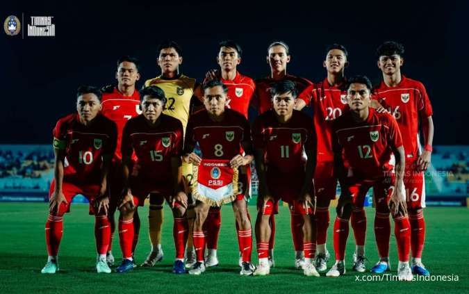 Jadwal LIve TV & Streaming Timnas Indonesia U23 vs India U23 Friendly Match 2025