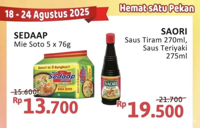 Katalog Promo Alfamidi Hemat Satu Pekan Periode 18-24 Agustus 2025, Cek di Sini!