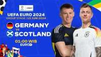 Jadwal Euro 2024 Jerman vs Skotlandia, The Panzer Buru Rekor