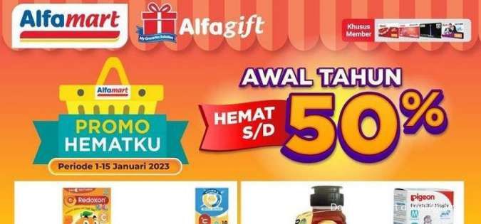 Katalog Harga Promo Alfamart 1-15 Januari 2023, Promo Awal Tahun Hemat Sampai 50%