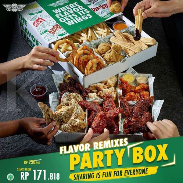 Sambut Natal dan Tahun Baru, Wingstop Hadirkan Set Menu Grup Terbaru