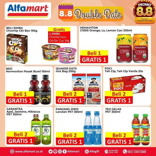 Promo 8.8 di Alfamart 8 Agustus 2024