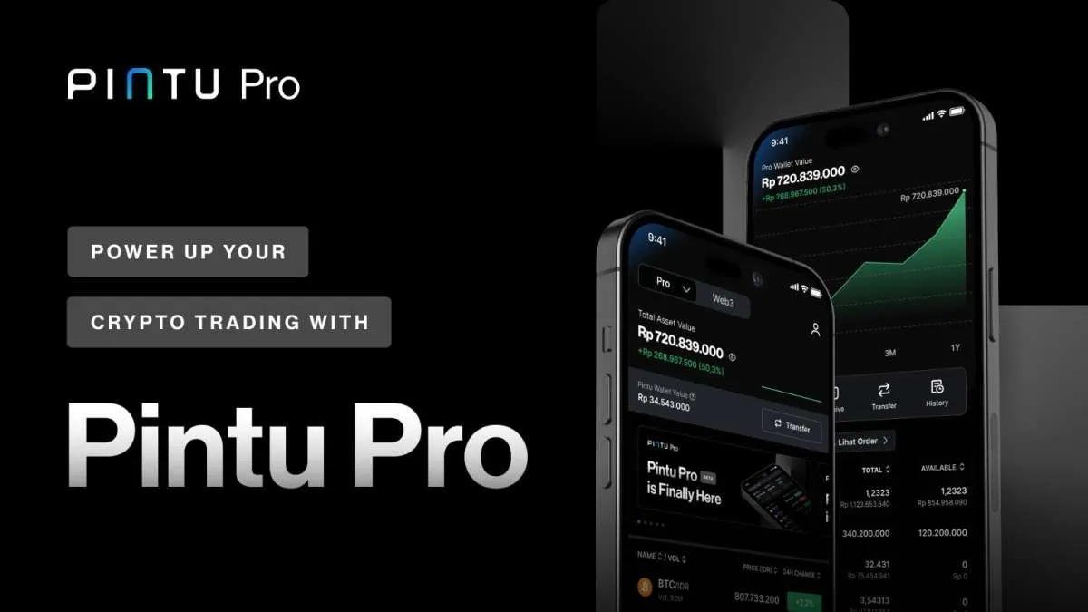 Aplikasi PINTU Luncurkan Pintu Pro, Platform Crypto untuk Trader Pro