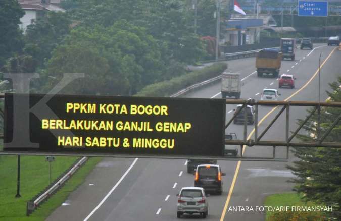 Ganjil genap Kota Bogor akhir pekan ini berlaku pukul 09.00-18.00 WIB