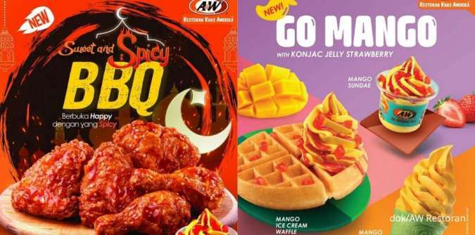 Promo AW Restoran Puasa-Lebaran 2024: Menu Baru Go Mango & Sweet & Spicy BBQ