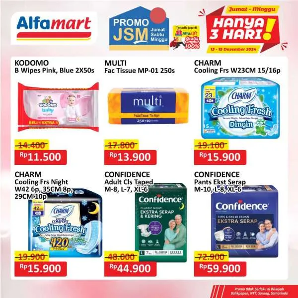 Promo JSM Alfamart Periode 13-15 Desember 2024