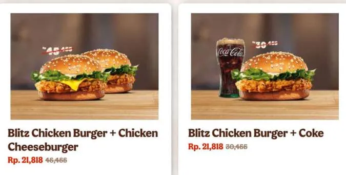 Burger King promo Paket Hari Ini Blitz