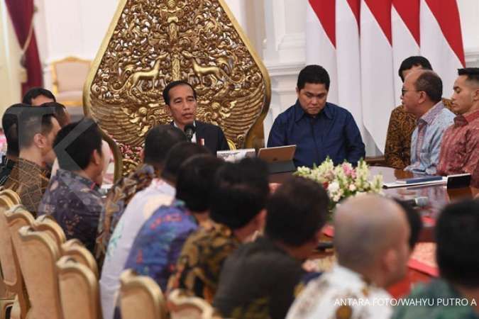 Menghadap Jokowi di Istana, ini tiga saran Kadin 