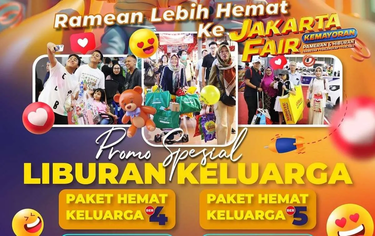 Promo Tiket Masuk Jakarta Fair 2024 Paket Keluarga 4 atau 5 Orang, Berikut Harganya