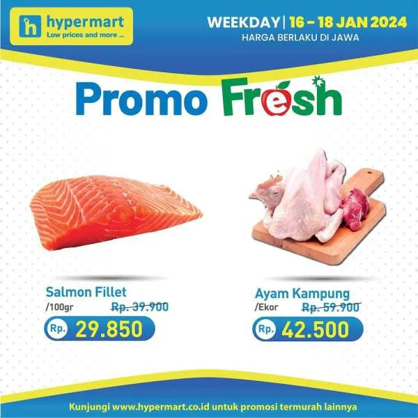 Promo Hypermart Hyper Diskon Weekday Periode 16-18 Januari 2024