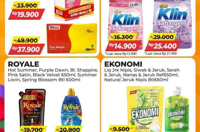 Promo Alfamart Paling Murah Sejagat 1-4 Desember 2025, Ekonomi Botol Hanya Rp 6.900