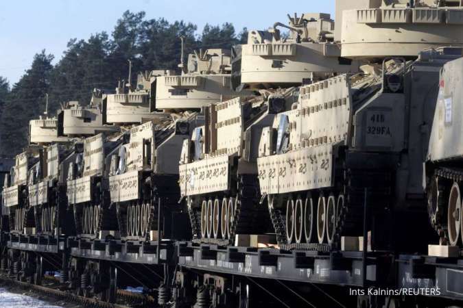 50 Unit Kendaraan Tempur Bradley AS Segera Meluncur ke Ukraina