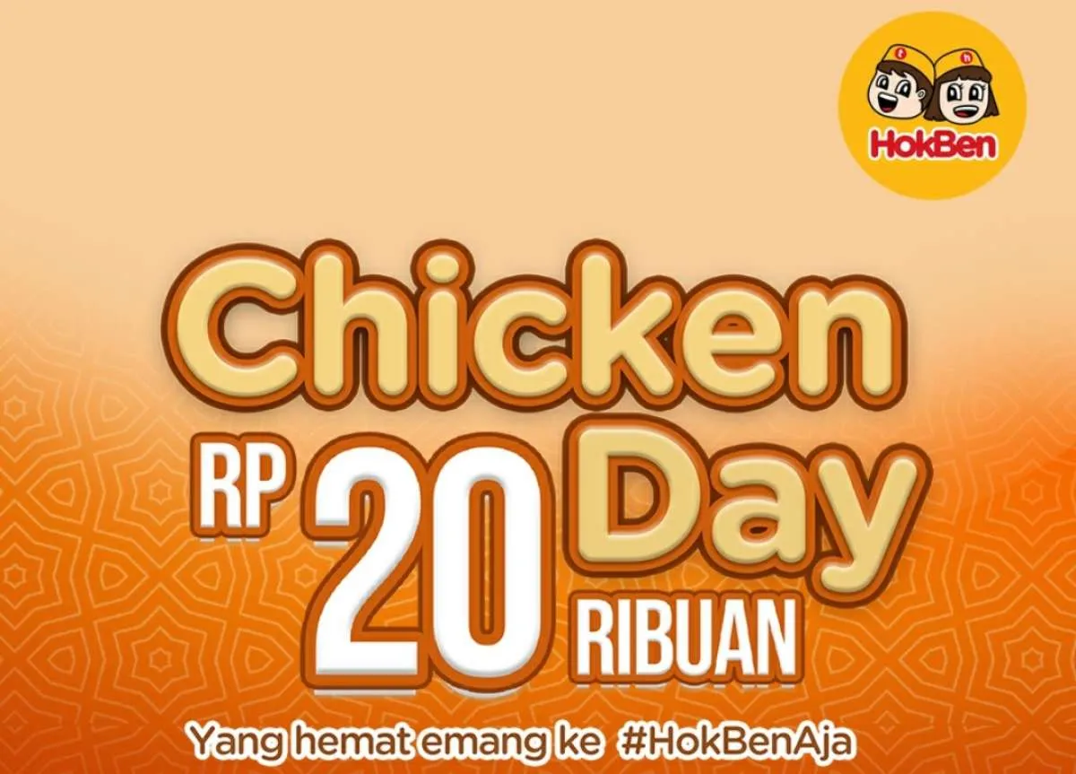 Promo Hokben Chicken Day Rp 20 Ribuan Tiap Rabu-Kamis di Bulan September 2023