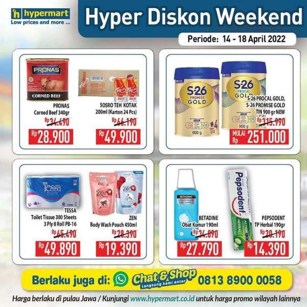 Promo JSM Hypermart 14-18 April 2022