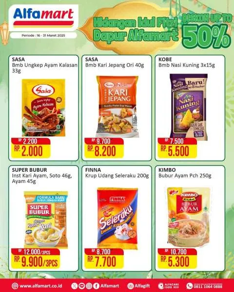 Promo Alfamart Kebutuhan Dapur Periode 16-31 Maret 2025